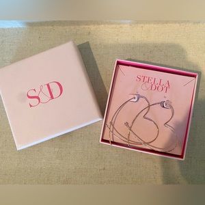 Essential Hammered Heart Hoops - Rose Gold